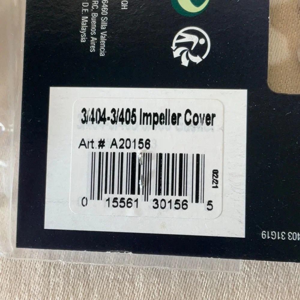 Hagen Fluval Impeller Cover 304/404 & 305/405 aquarium filter models Set of 3